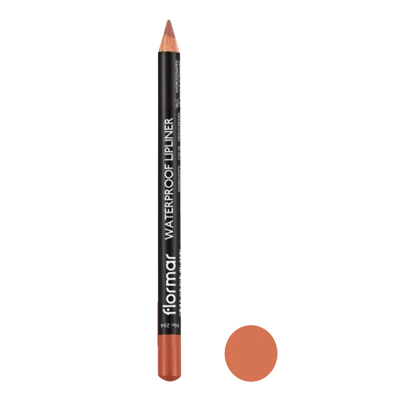 مداد لب ضد آب فلورمار اصل شماره 234 Flormar Waterproof Lipliner