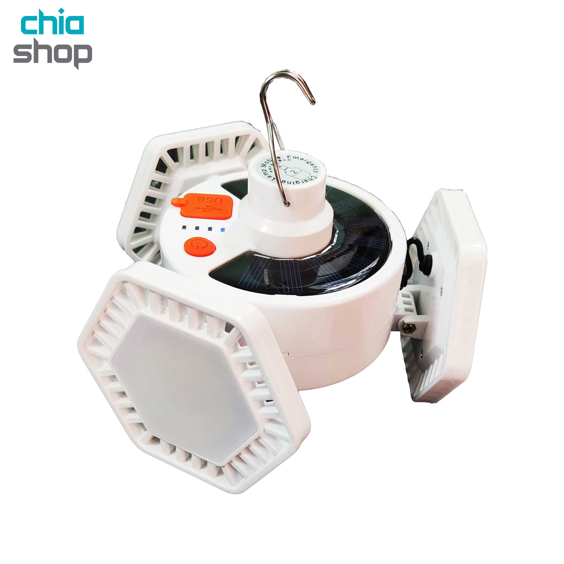 چراغ چادر شارژی خورشیدی کنترل دار مدل HS-v126