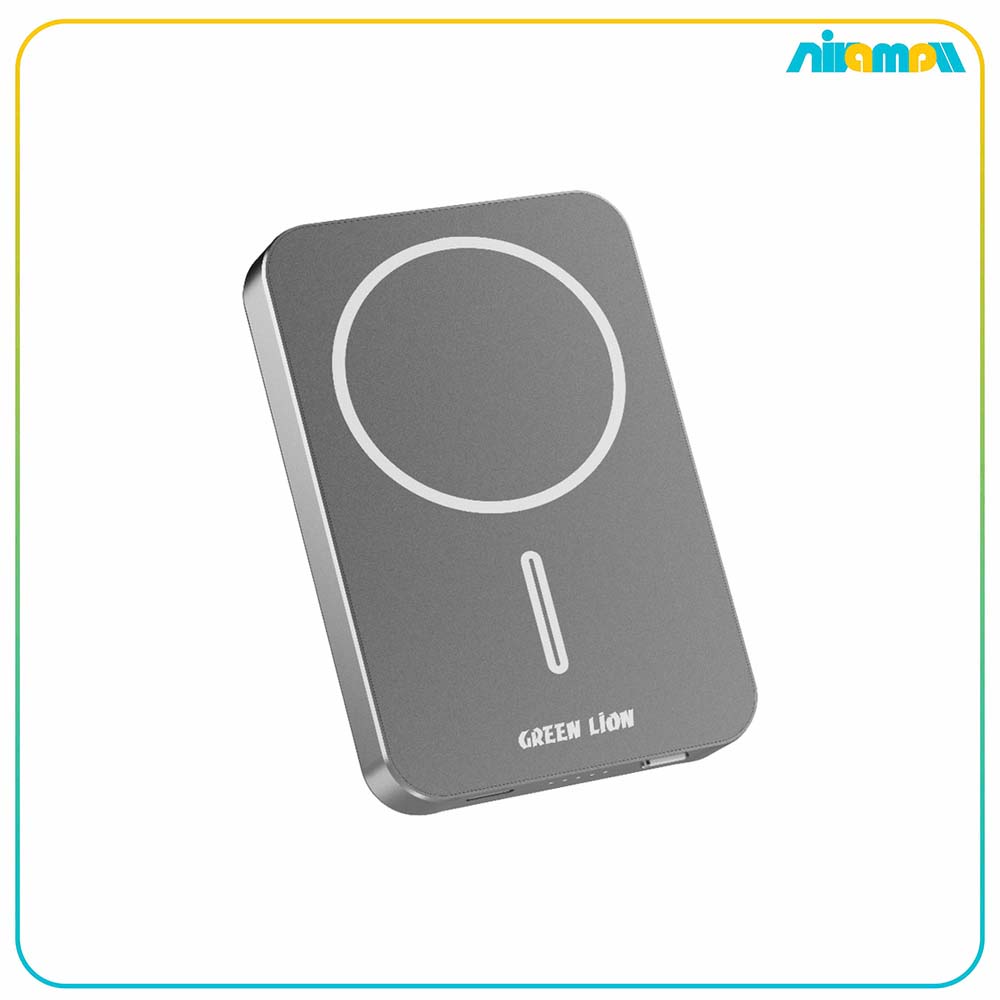 پاوربانک گرین لاین مدل METZ MagSafe ظرفیت 10000 میلی‌آمپر ساعت