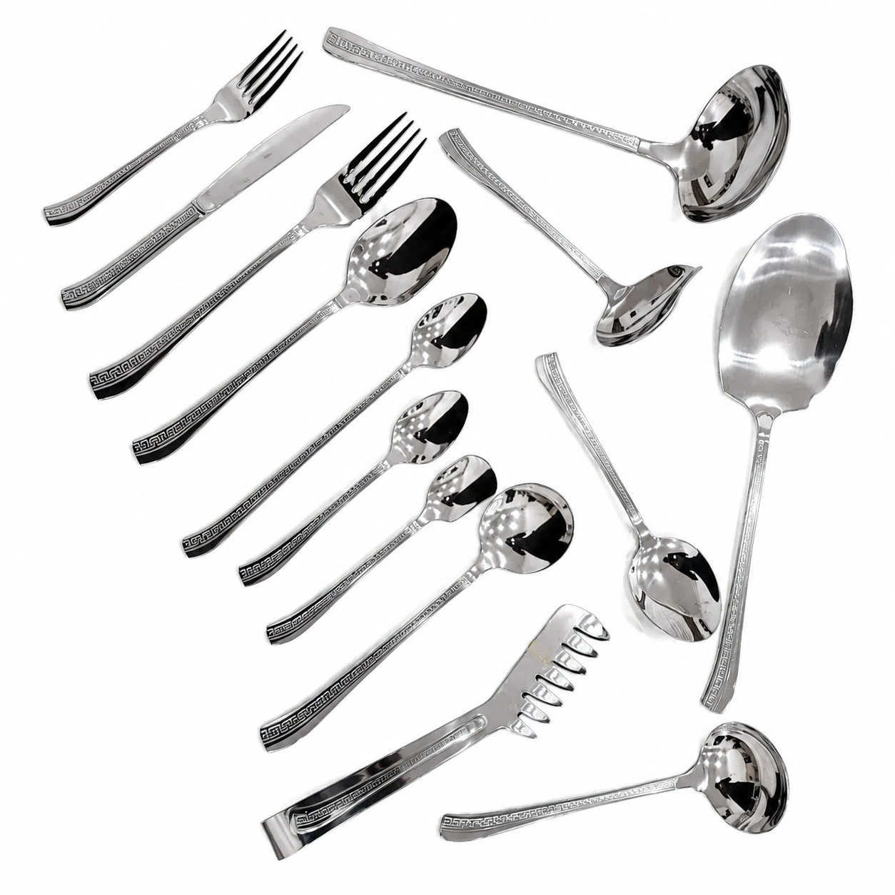 سرویس قاشق و چنگال 24 نفره 120 پارچه یونیک مدل ورساچ