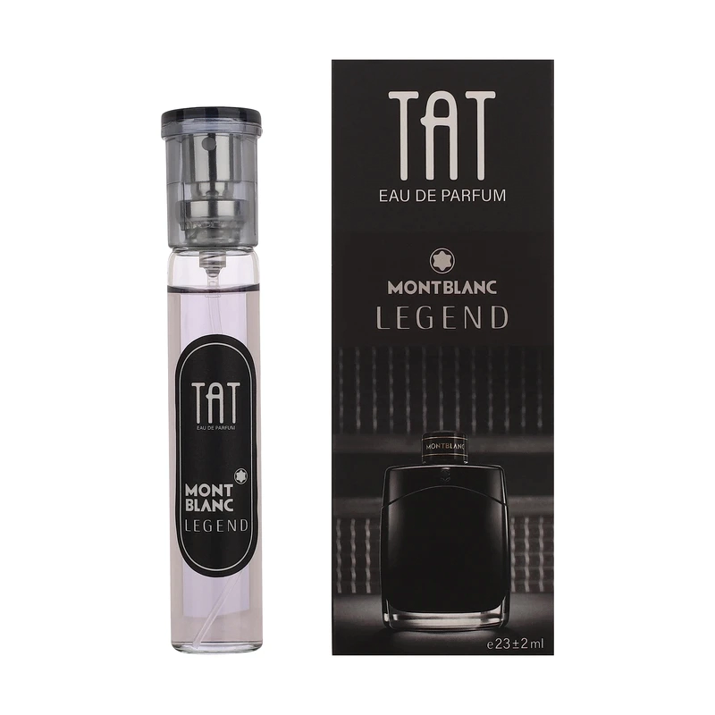 عطر جیبی مردانه تات مدل مون بلان لجند Legend Montblanc حجم 25 میلی‌لیتر