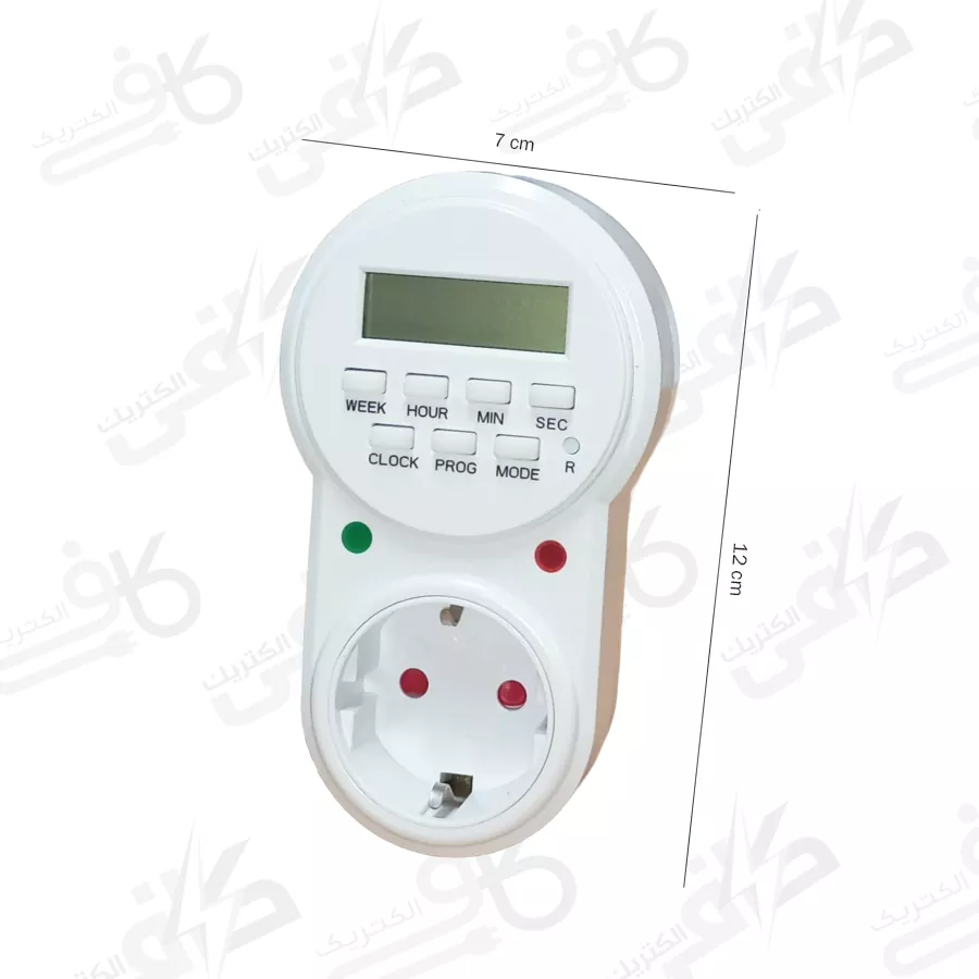 تایمر هفتگی پریزی دیجیتال بدون گارانتی