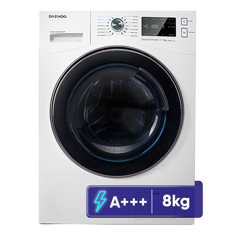 ماشین لباسشویی 8 کیلوگرم اتوماتیک دوو مدل LM-861WW - سفید