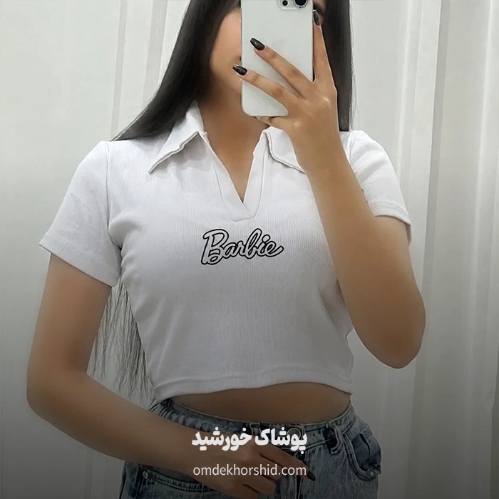 کراپ هفت یقه مردانه barbie
