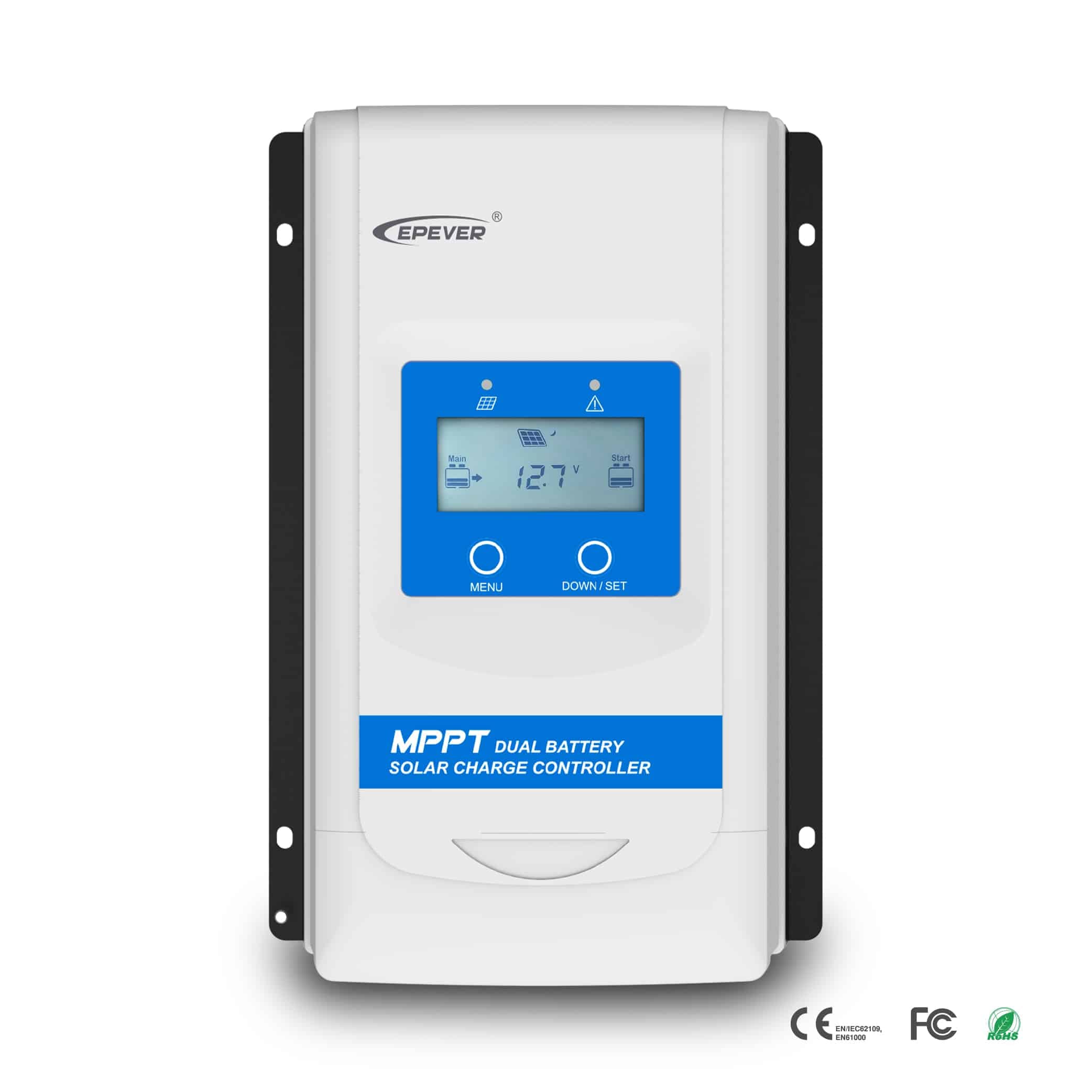 کنترل شارژر خورشیدی 30 آمپر MPPT مدل DR3210N-DDB/DD برند EPEVER