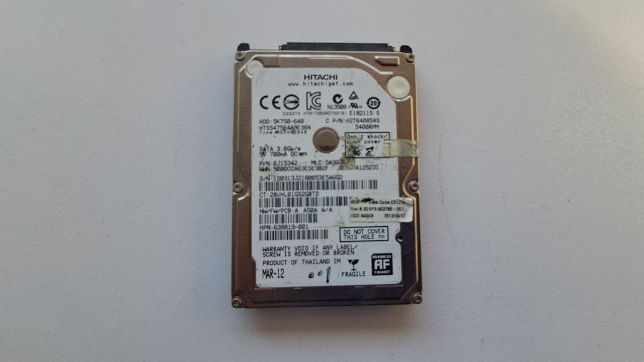 هارد 2.5 اینچی هیتاچی 1TB
