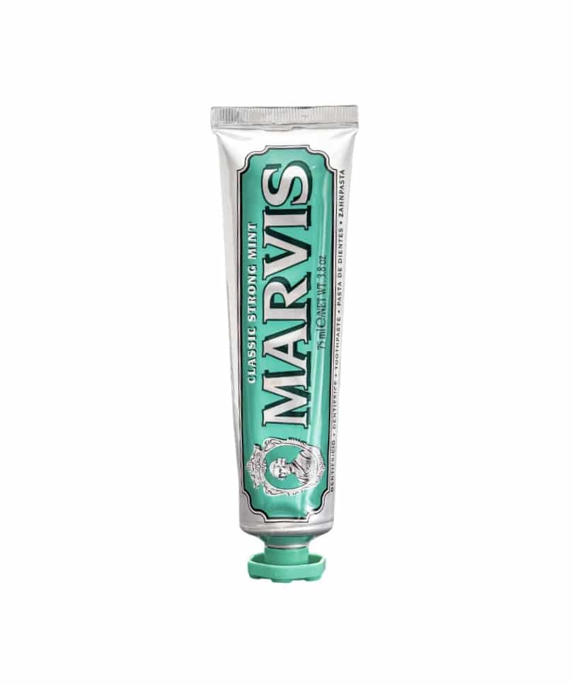 خمیر دندان مارویس مدل نعنایی قوی کلاسیک استرانگ مینت 75 میل MARVIS CLASSIC STRONG MINT