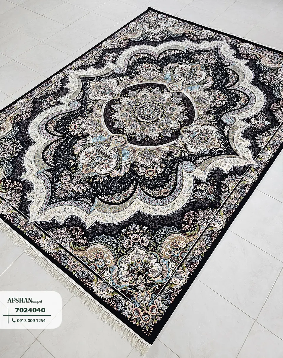 فرش 700 شانه آکرلیک طرح شهیاد کد 7024040 آرزو