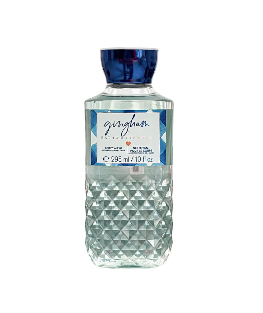 بادی واش زنانه گینگهام بث اند بادی ورکس 295 میل Bath &Body Works ginghan