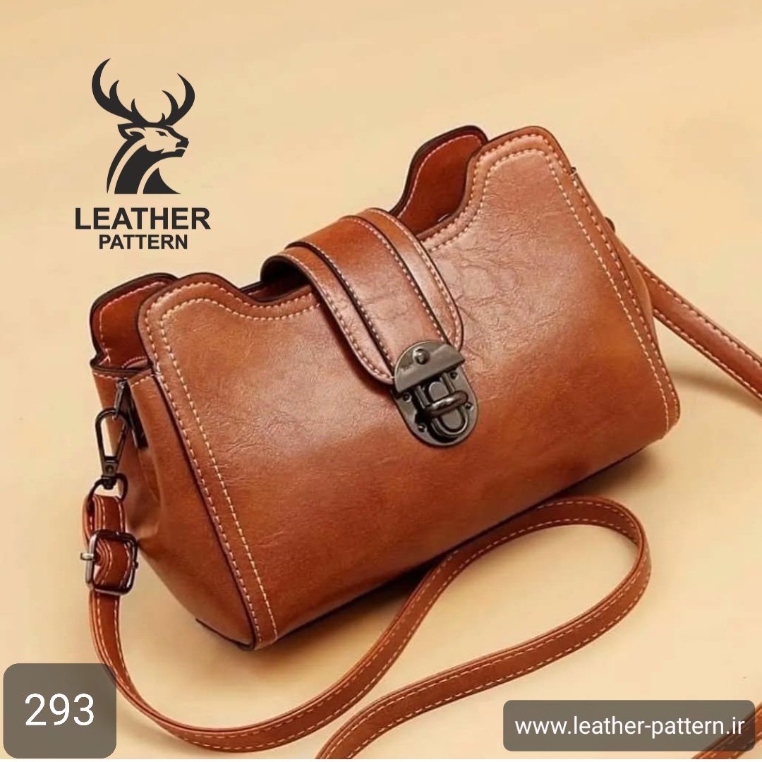 الگو کیف دوشی زنانه چرم کد F-293