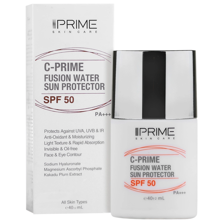 ضد آفتاب فیوژن واتر بی رنگ SPF 50 پرایم