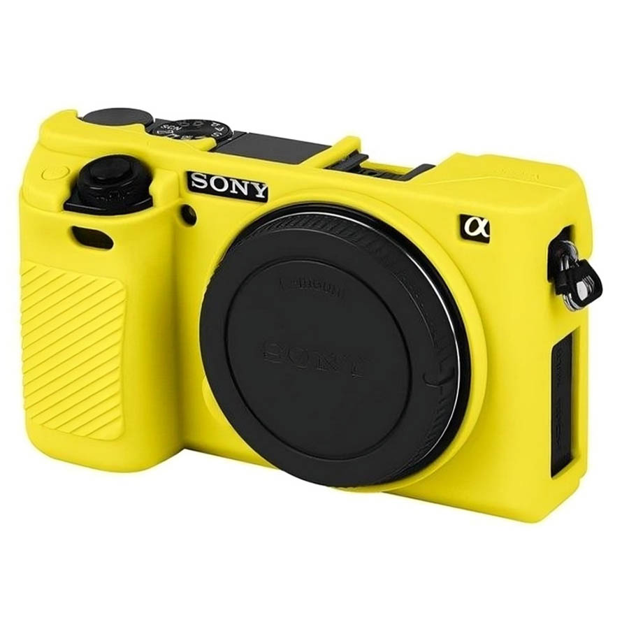 کاور سیلیکونی مناسب سونی Sony A6500/6600 (زرد)