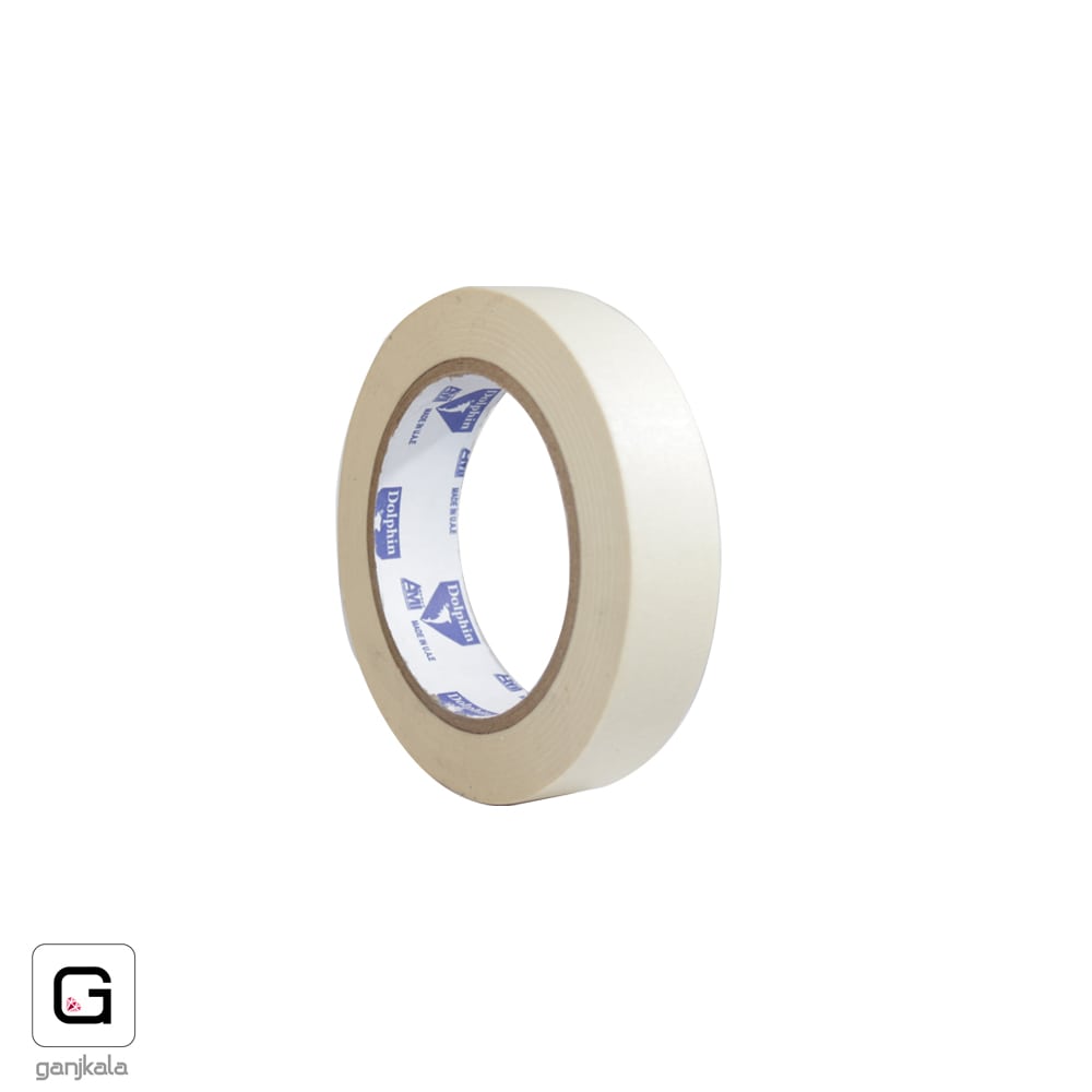 نوار چسب کاغذی 2.5 سانت 50 یارد دلفین
