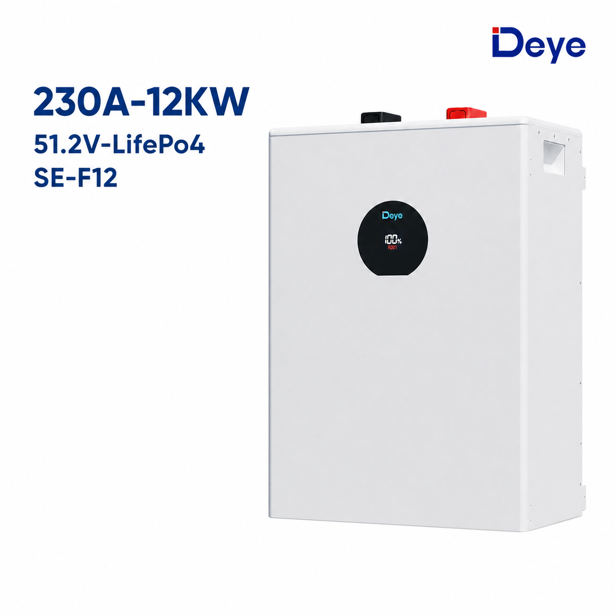 باتری لیتیومی دیه 230 آمپرساعت 12 کیلووات ساعت مدل Deye SE-F12 LiFePO4