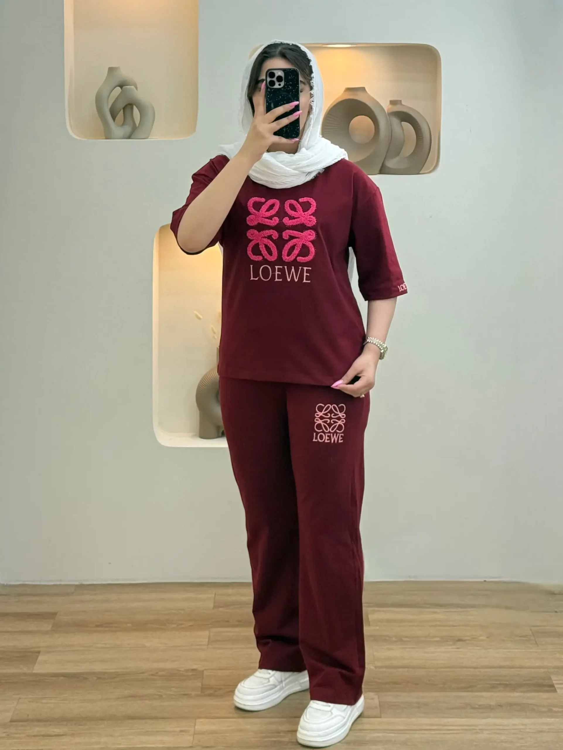 ست loewe - زرشکی