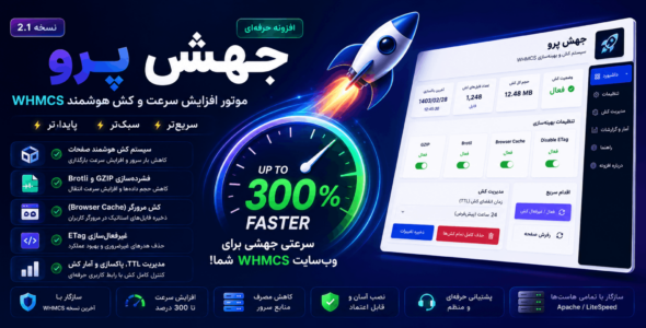 جهش پرو، افزونه افزایش سرعت WHMCS