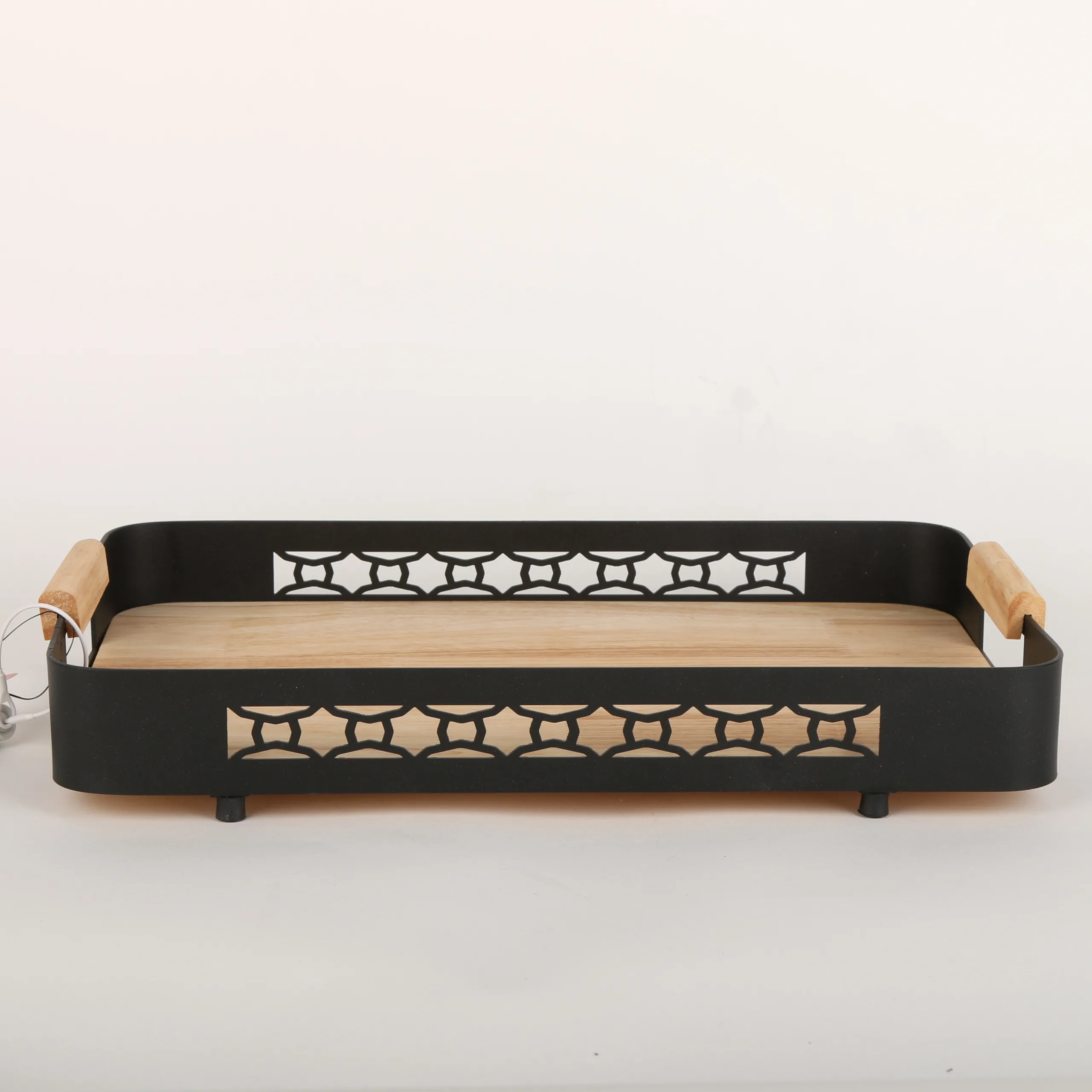 سینی مستطیل طرح ستاره مشکی