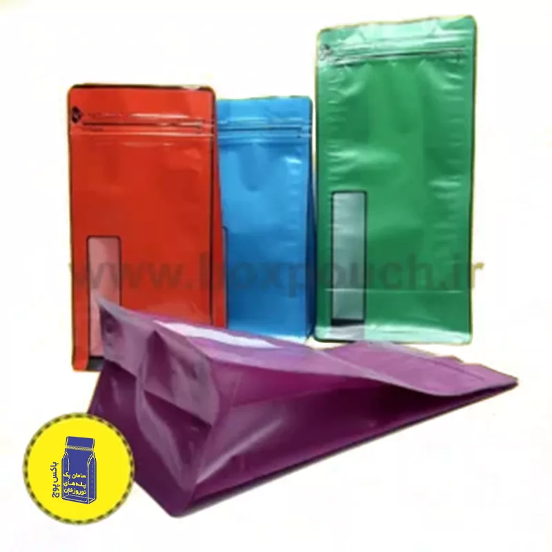 باکس پوچ رنگی پنجره دار