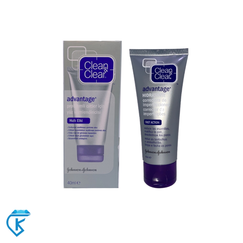 کرم آبرسان و تمیز کننده منافذ 40 میلی کلین اند کلیر Clean and clear