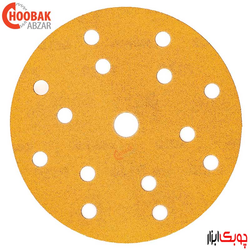 سنباده دیسکی طلایی P100 قطر 15 سانتیمتر MIRKA