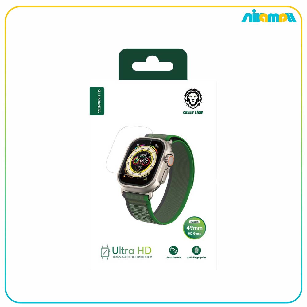 محافظ صفحه نمایش گرین لاین مدل Ultra HD مناسب برای اپل واچ 49میلی متری