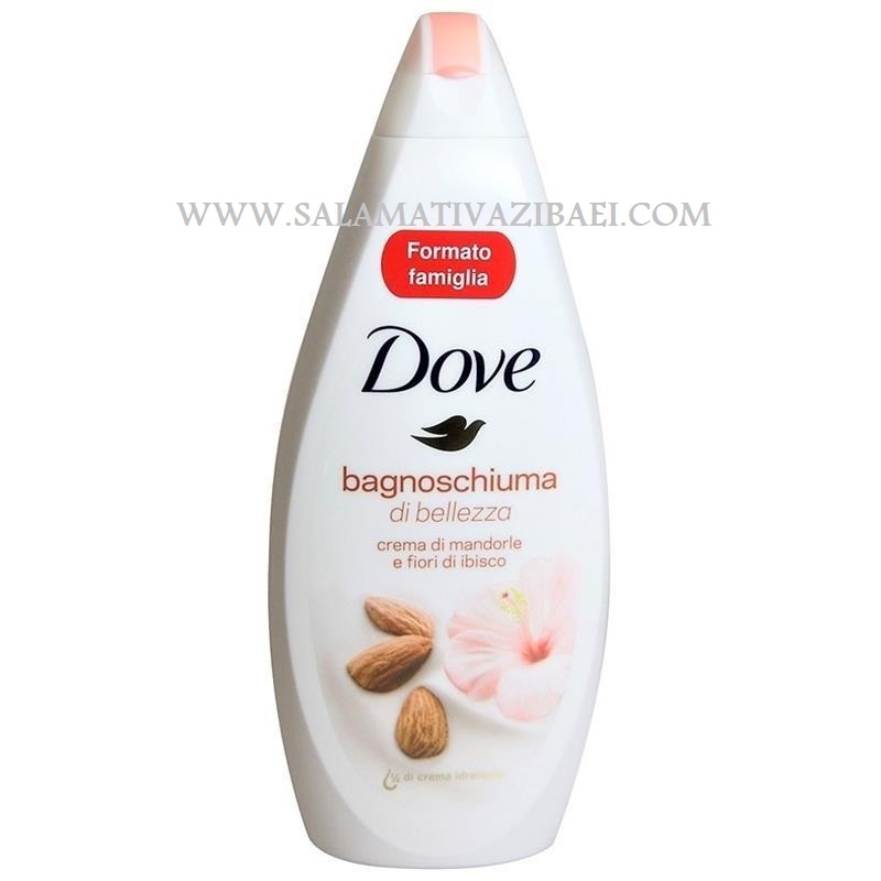 شامپو بدن کرمی Dove حاوی عصاره بادام و گل بامیه