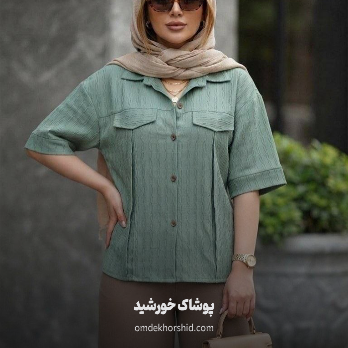 شومیز طرح جیب