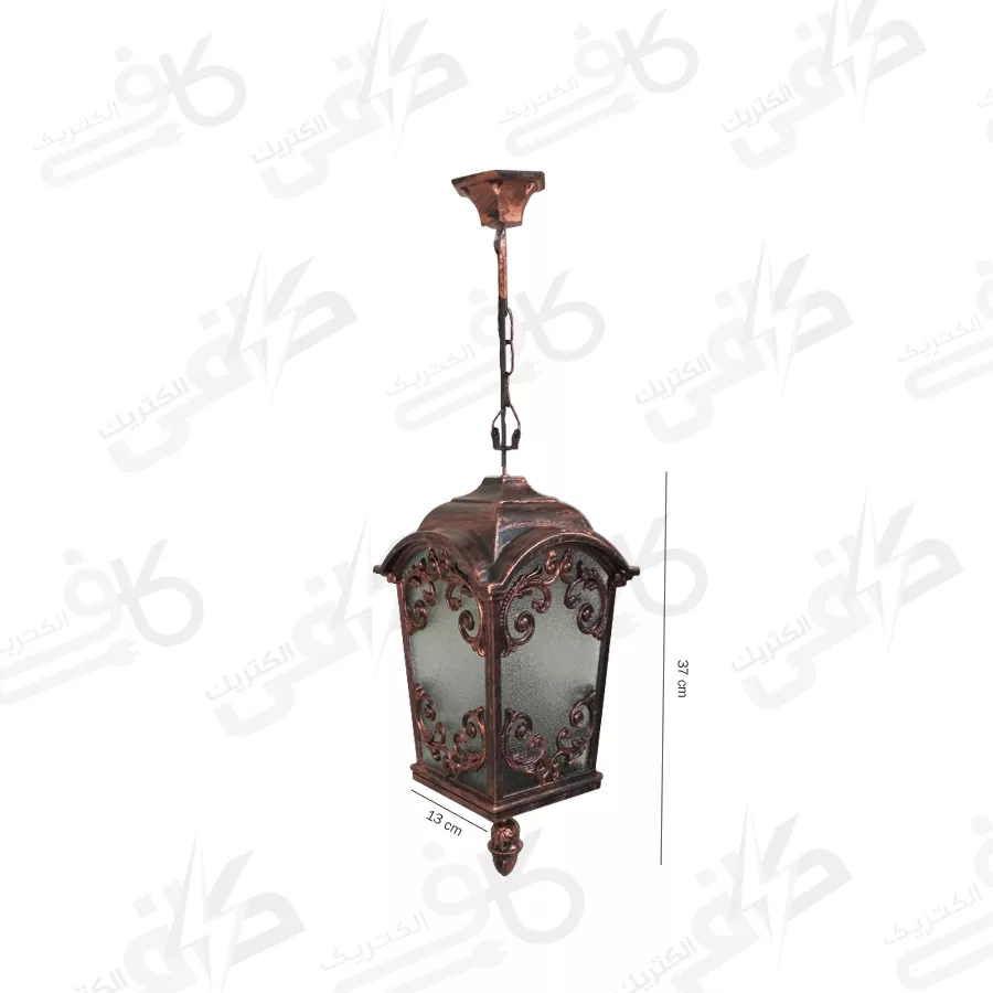 چراغ آویز فلاور مسی