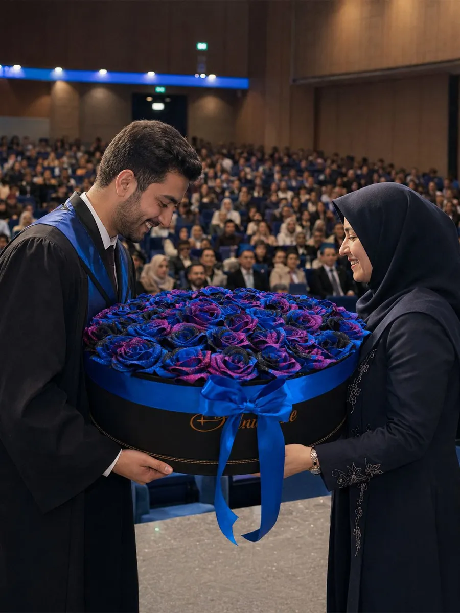 باکس گل ۴۰ سانتیمتری کهکشانی