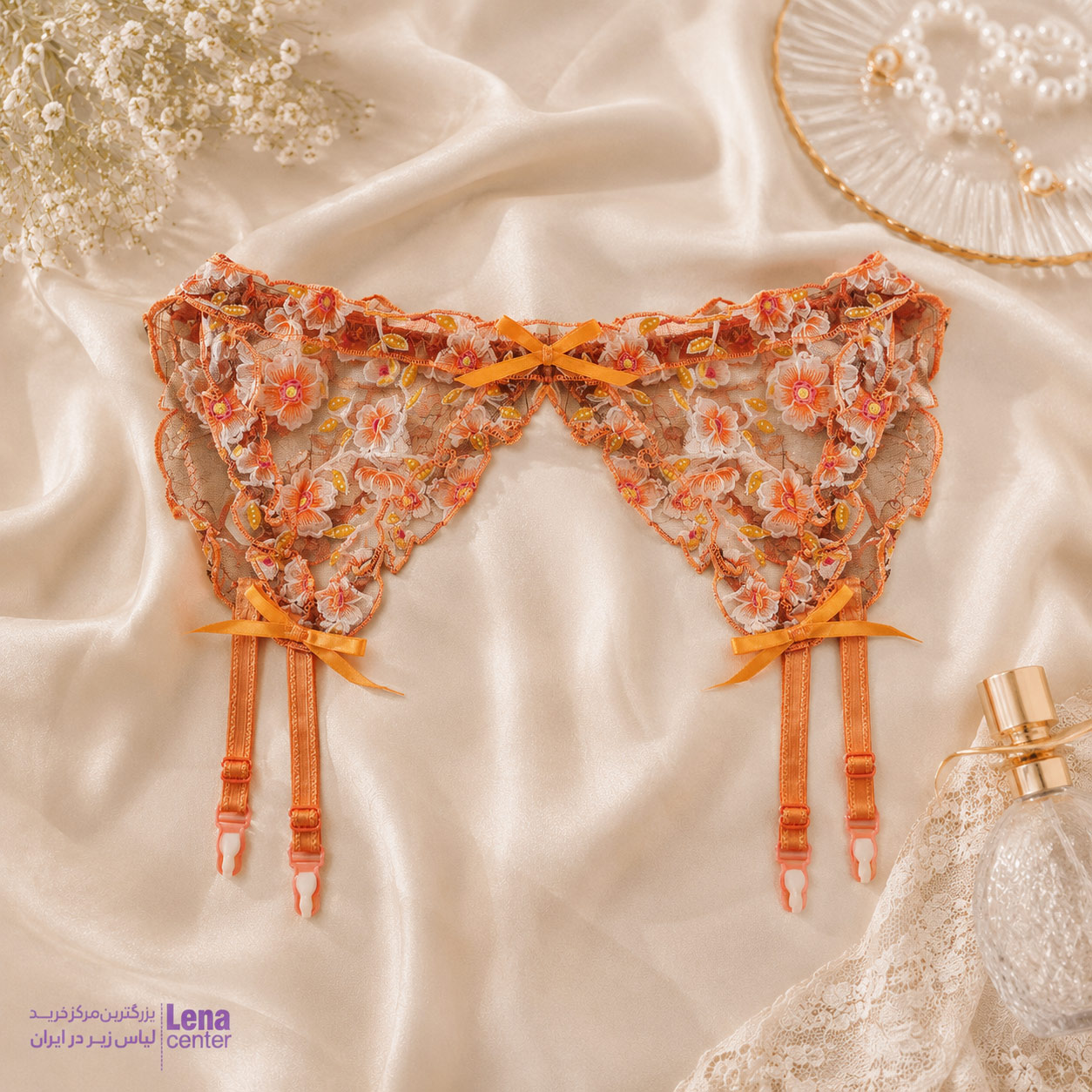 بندجوراب زنانه گلدار