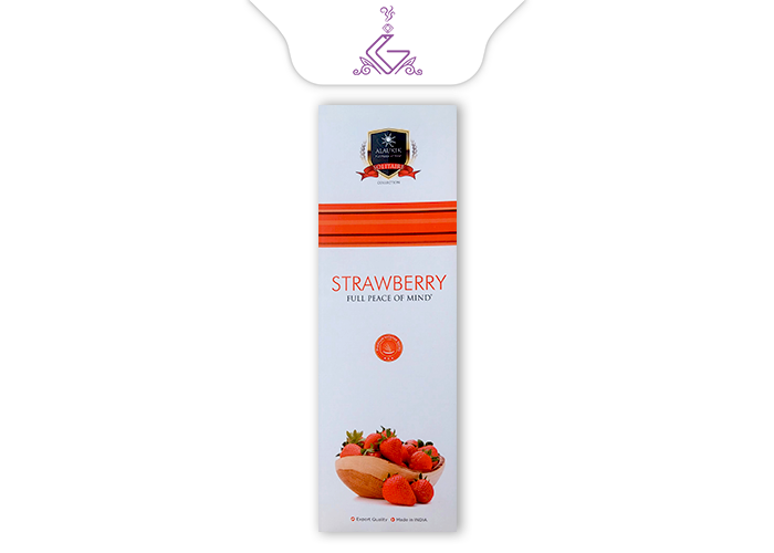 عود شاخه ای دست ساز 90 گرمی توت فرنگی Strawberry برند آلاکیک ALAUKIK