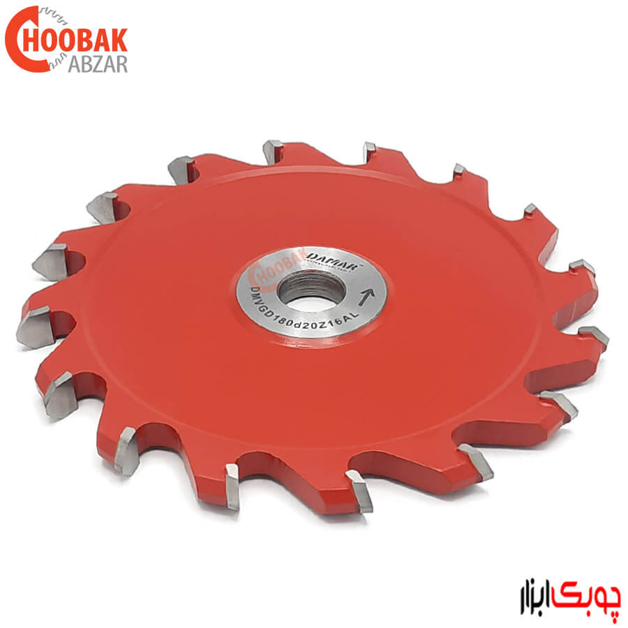 توپی فرز شیارزن کامپوزیت دامار کد DMVGD180D20Z16AL