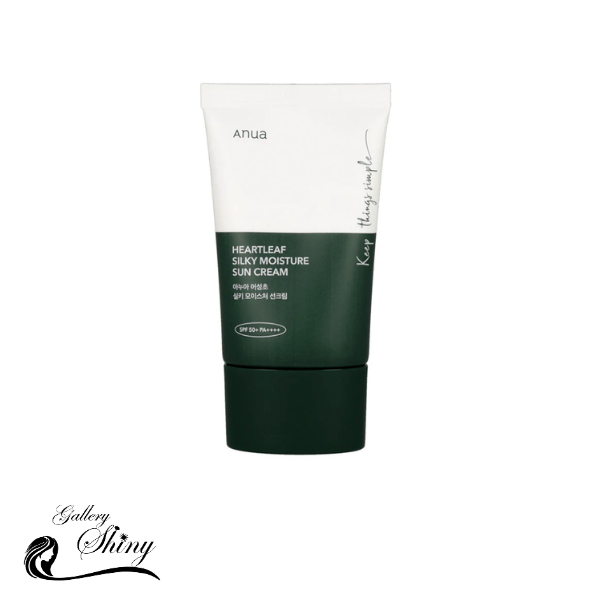 ضد آفتاب مرطوب کننده و تسکین دهنده آنوا ANUA Heartleaf Silky Moisture Sun Cream SPF 50+ PA++++ – حجم 50 میل