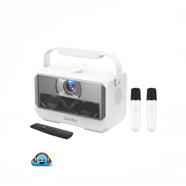 ویدئو پروژکتور یومیو مدل Umiio Video Projector With Dual Wireless Michrophone Model Q6 Max