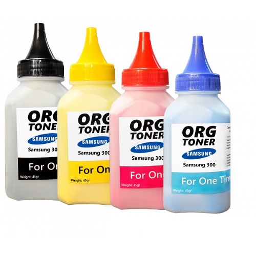 تونر شارژ لیزر رنگی سامسونگ 300 سری کامل ORG Toner For Samsung 300 CMYK