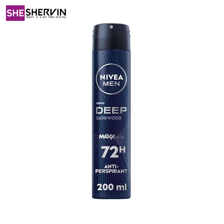 اسپری مردانه نیوآ Deep  Darkwoodدیپ دارک وود200میل 72h