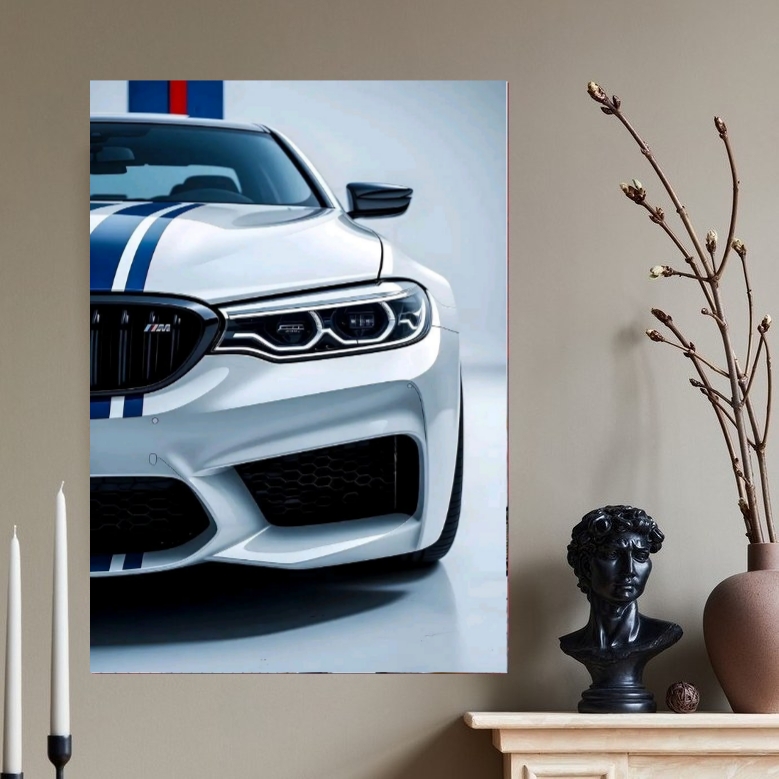 تابلو شاسی عکس ماشین bmw نمای جلو کد 04t