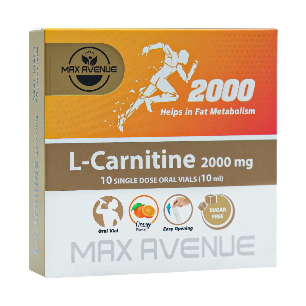 محلول خوراکی ال کارنیتین 2000 مکس اونیو