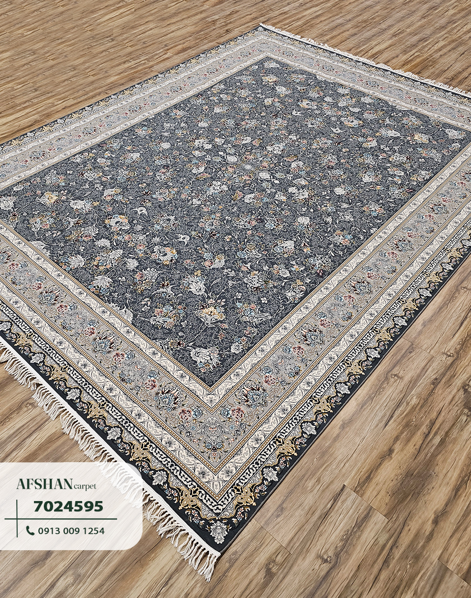 فرش ۷۰۰ شانه آکرلیک طرح مروارید کد 7024595 آرزو