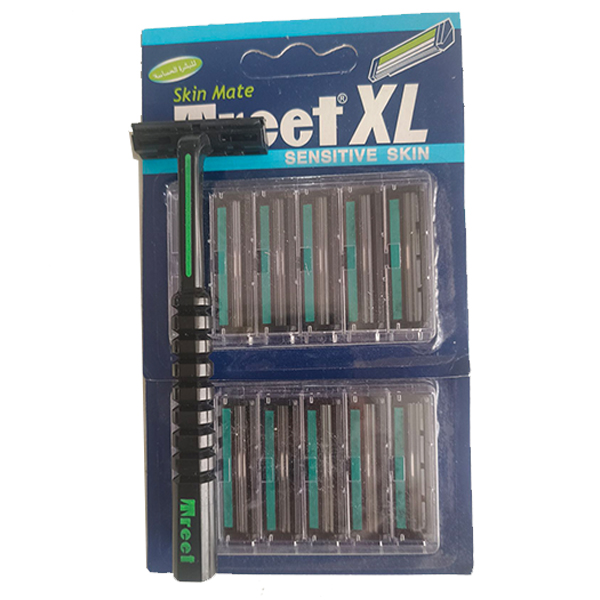 ژیلت 2 لبه صابون دار یدکدار تریت ( TREET )