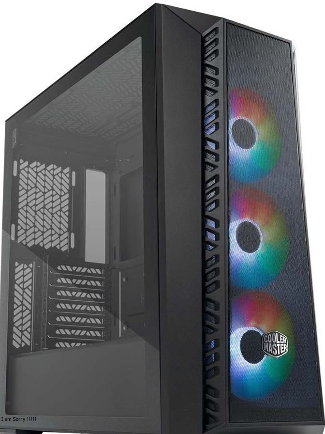 کیس گیمینگ MASTERBOX 520 MESH ARGB BLACK