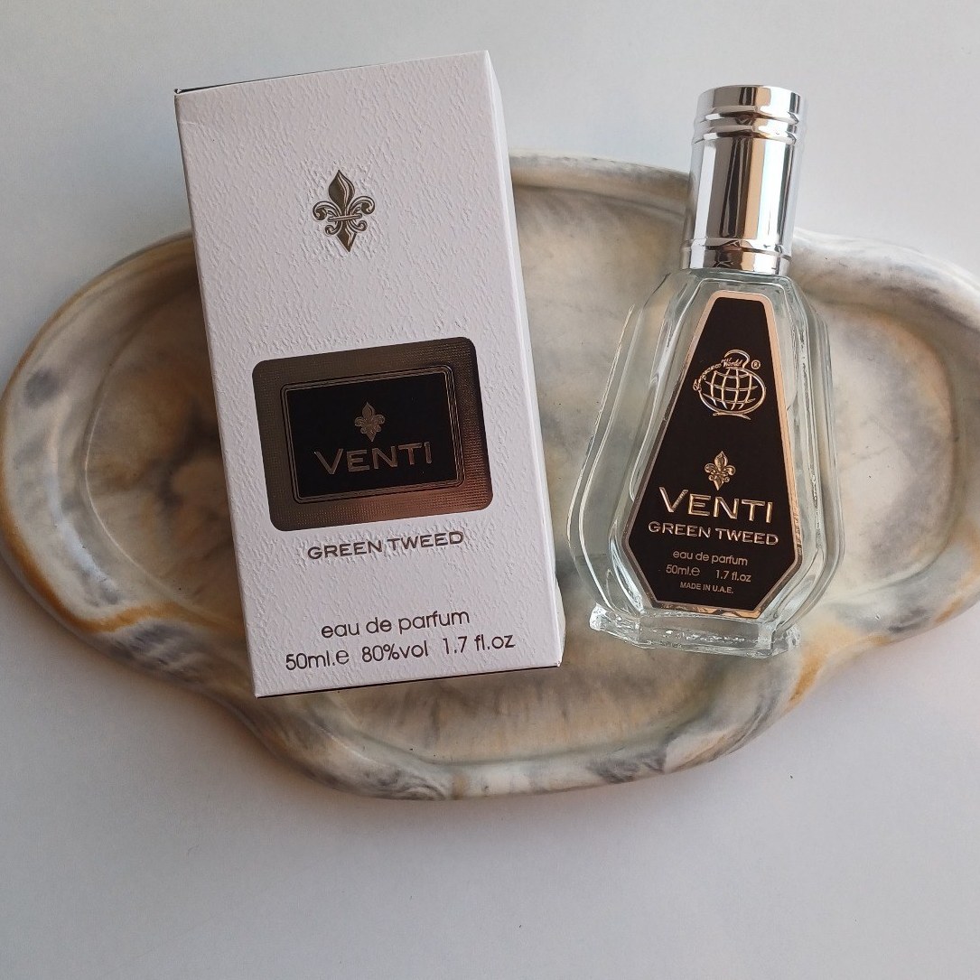 ادکلن مردانه ونتی گرین تویید فرگرانس ورد 50 میل | Venti Green Tweed | مشابه گرین آیریش تویید