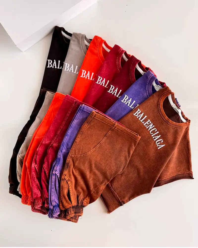 ست وست شلوارک balenciaga