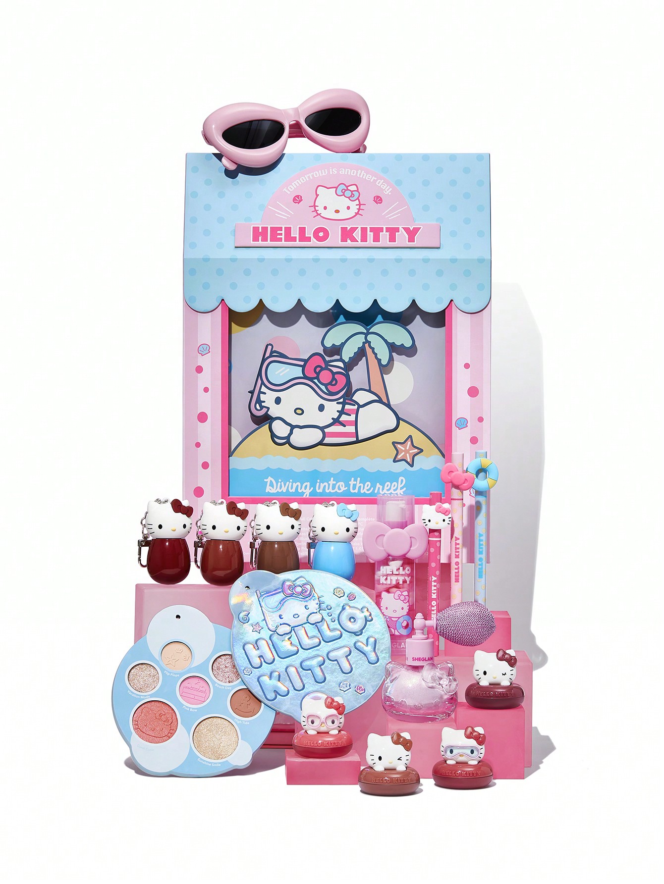 پک کامل آرایشی هلو کیتی (ست- کالکشن) شیگلم مدل:Hello Kitty｜SHEGLAM Full Collection Set