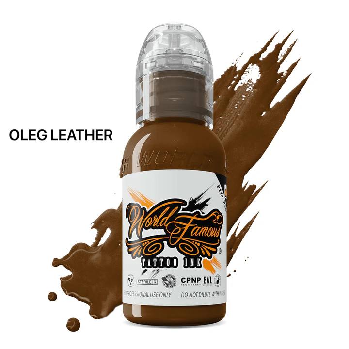 رنگ تاتو ورد فیمس OLEG LEATHER