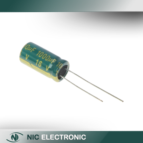 خازن الکترولیتی 1000UF16V-10X17-105C-GREEN