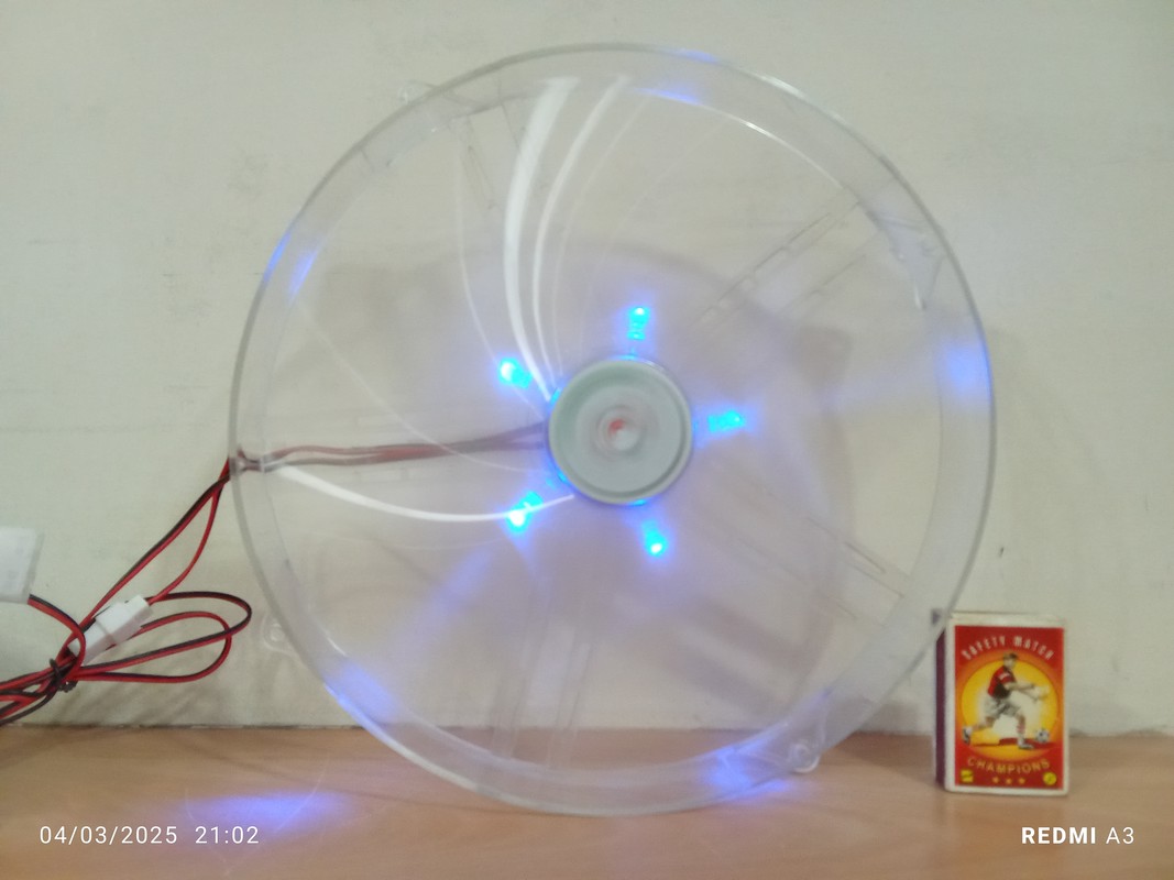 فن بزرگ BRUSHLESS قطر 22CM-استوک