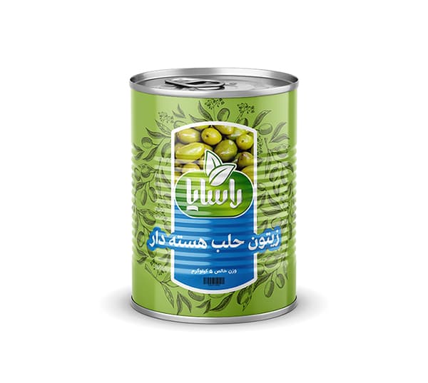 Unpitted Olives in 5kg Tin Packaging
