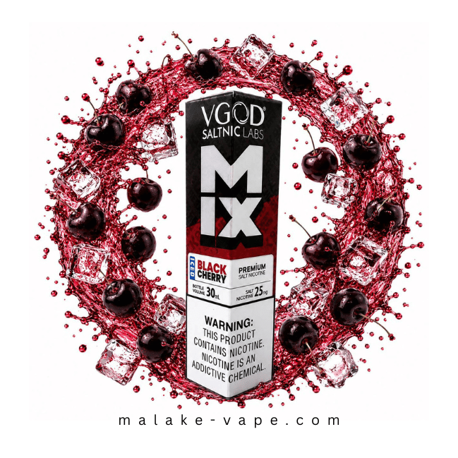 سالت گیلاس سیاه یخ ویگاد اصلی salt vgod blackcherry ice