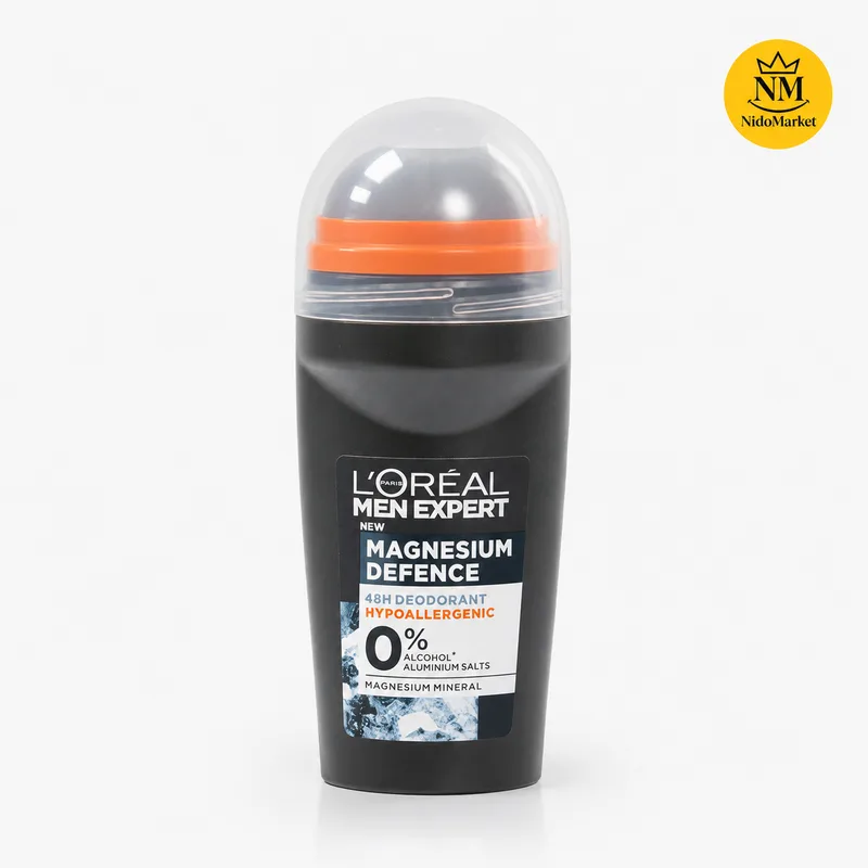 دئودورانت رولی مردانه لورآل من اکسپرت مدل Magnesium Defence
